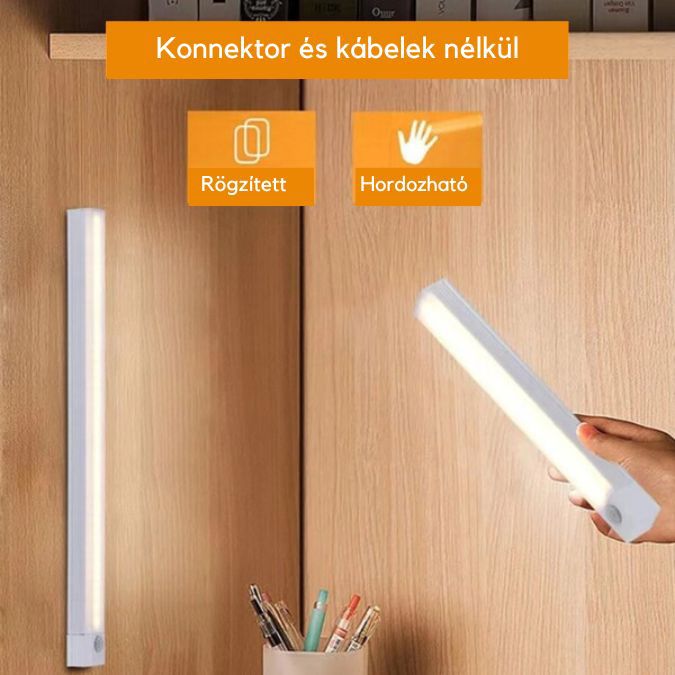 1 + 1 Ingyenes! đ€© MozgĂĄsĂ©rzĂ©kelĆs LED szalag meleg fĂ©nyƱ! BĂNUSZ 1 HĂĄztartĂĄsi szervezĆ tartĂł! đ”